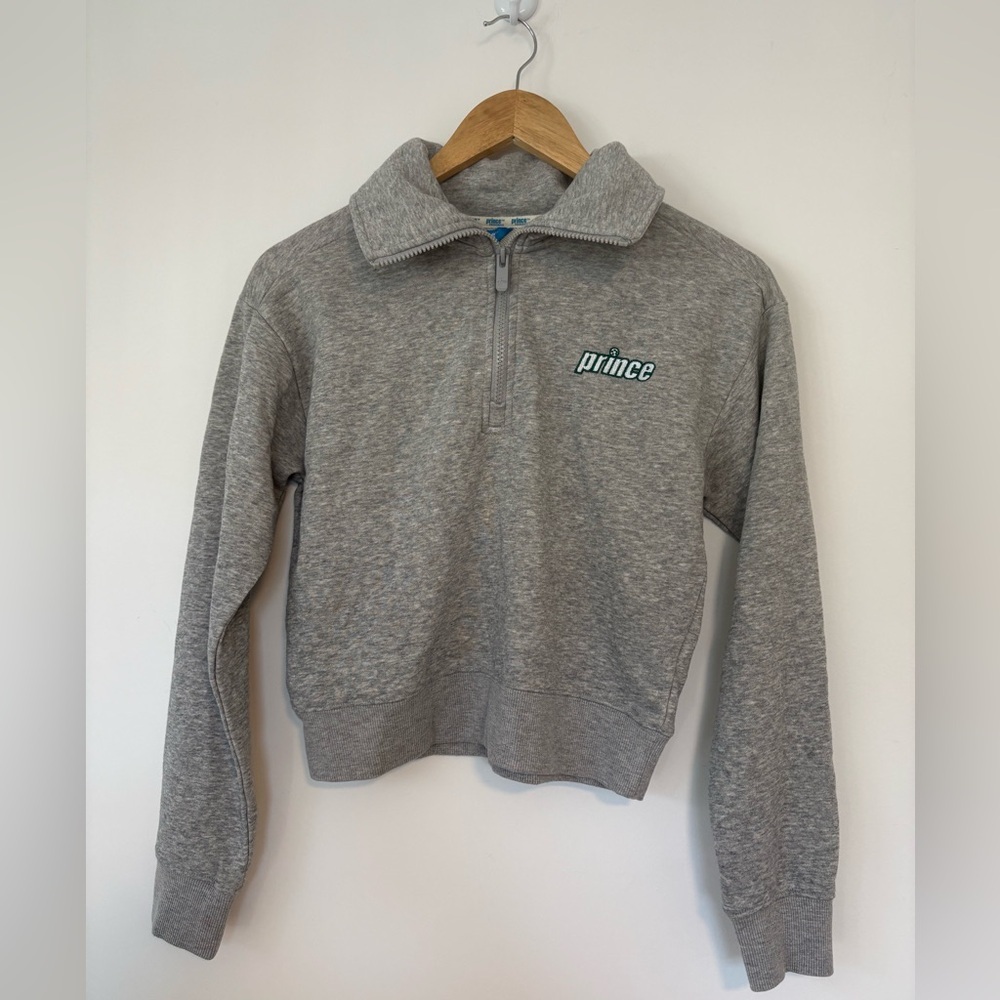 Grey Crop Sweater